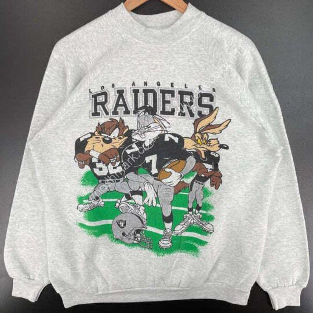 Los Angeles Raiders S Retro  Football Sweatshirt